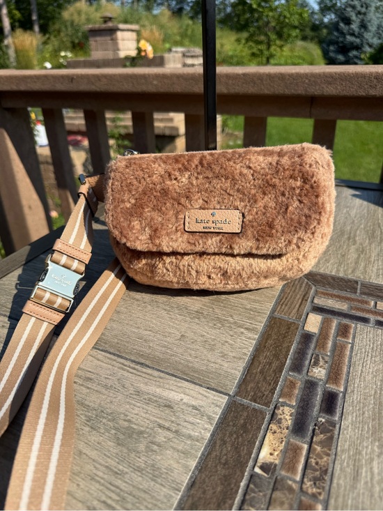 kate spade Handbags - Kate Spade Rosie Belt Bag  Faux Fur NWOT